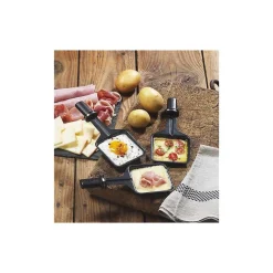 Appareil à raclette 4 personnes 750w Kitchen Chef KC.WOODLUX4