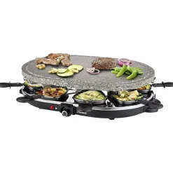 Appareil à raclette 8 personnes 1200w + pierre à griller Princess 162720-01-001