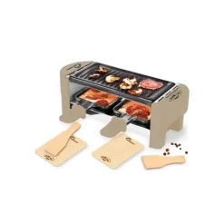 Appareil à raclette 2 personnes 350w marron/noir Little Balance 8693