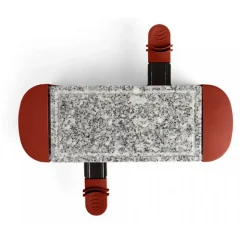 Appareil à raclette 2 personnes 350w rouge Livoo DOC156RO