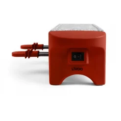 Appareil à raclette 2 personnes 350w rouge Livoo DOC156RO