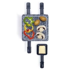 Appareil à raclette & pierre à griller pour 4 personnes 600W