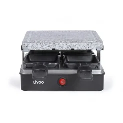 Appareil à raclette & pierre à griller pour 4 personnes 600W