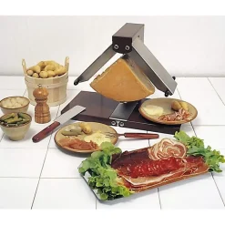 Appareil à raclette brézière Montagnarde 1/4 meule 900 W - inox