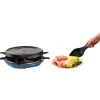 Appareil à raclette 3-en-1 - TEFAL - Colormania - 8 personnes - 1050 W - Bleu acier