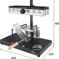 Appareil à raclette LITTLE BALANCE - Savoyarde Demi Meule - Jusqu'à 6 personnes - Design Meuuuh - 850W