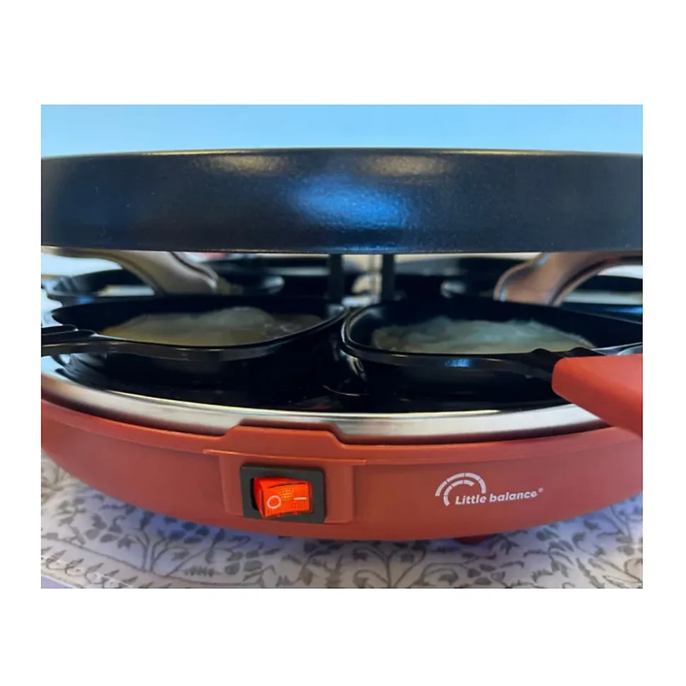 Appareil à raclette+grill 6 personnes 800w Little Balance 8947