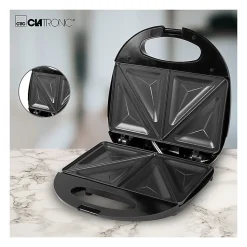 Appareil à Sandwich et Croque Monsieur Clatronic ST 3477 Noir