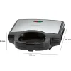 Appareil à Sandwich et Croque-Monsieur Clatronic ST3778