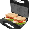 Appareil à sandwich 800W avec plaques carrées antiadhésives