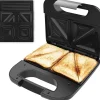 Appareil à sandwichs 3 en 1 avec plaques interchangeables 800W
