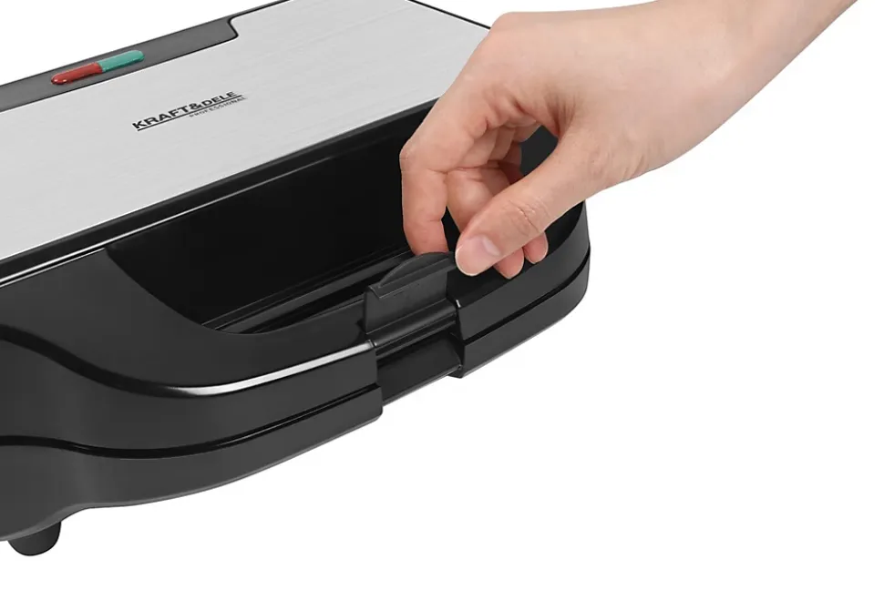 Appareil à sandwichs croque monsieur gaufrier 1500W