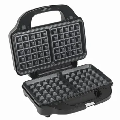 Appareil à sandwichs croque monsieur gaufrier 1500W