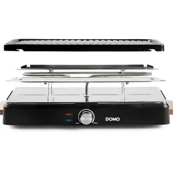 Appareil a Raclette - DOMO - DO9294G - 8 personnes - Gril - 1400 W