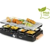 Appareil a Raclette - DOMO - DO9262G - 8 personnes - Pierre a cuire - Gril - 1400 W