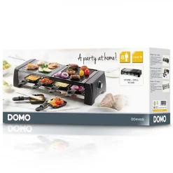 Appareil a Raclette - Grill - Pierre a cuire DOMO - 8 personnes DO9190G