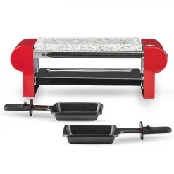 Appareil a Raclette HKoeNIG - RP2 - Jusqu'a 2 personnes - Plaque de granit - Température réglable - 350 W