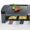 Appareil a Raclette SEVERIN - RG9645 - Jusqu'a 8 personnes - Plaques de cuisson combinées - 1400W