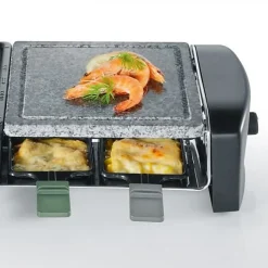 Appareil a Raclette SEVERIN - RG9645 - Jusqu'a 8 personnes - Plaques de cuisson combinées - 1400W