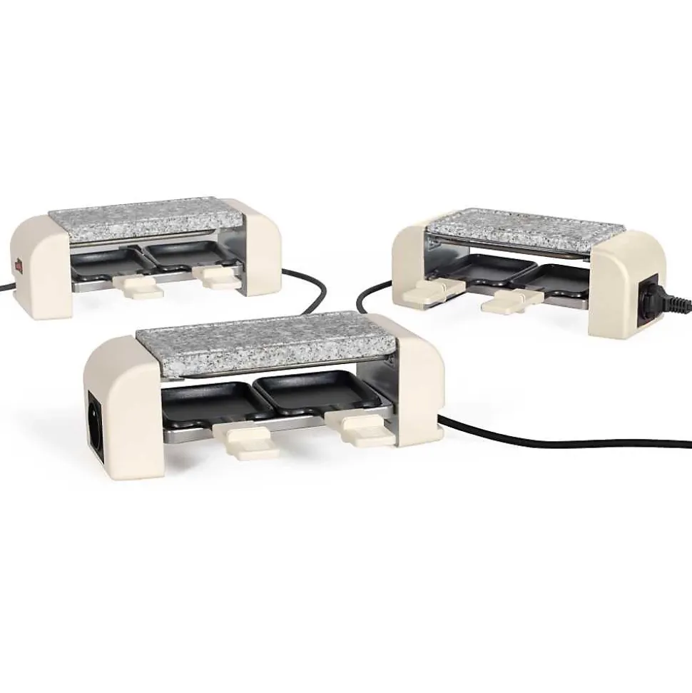 Appareil a raclette Livoo DOC310C 2 personnes 450 W creme