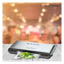 Appareil de mise sous vide et soude sac inox Proficook PC-VK 1080