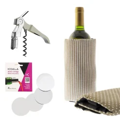 Apérifun - Set initiation 3 pièces pour la dégustation des vins - Beige