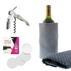 Apérifun - Set initiation 3 pièces pour la dégustation des vins - Bleu