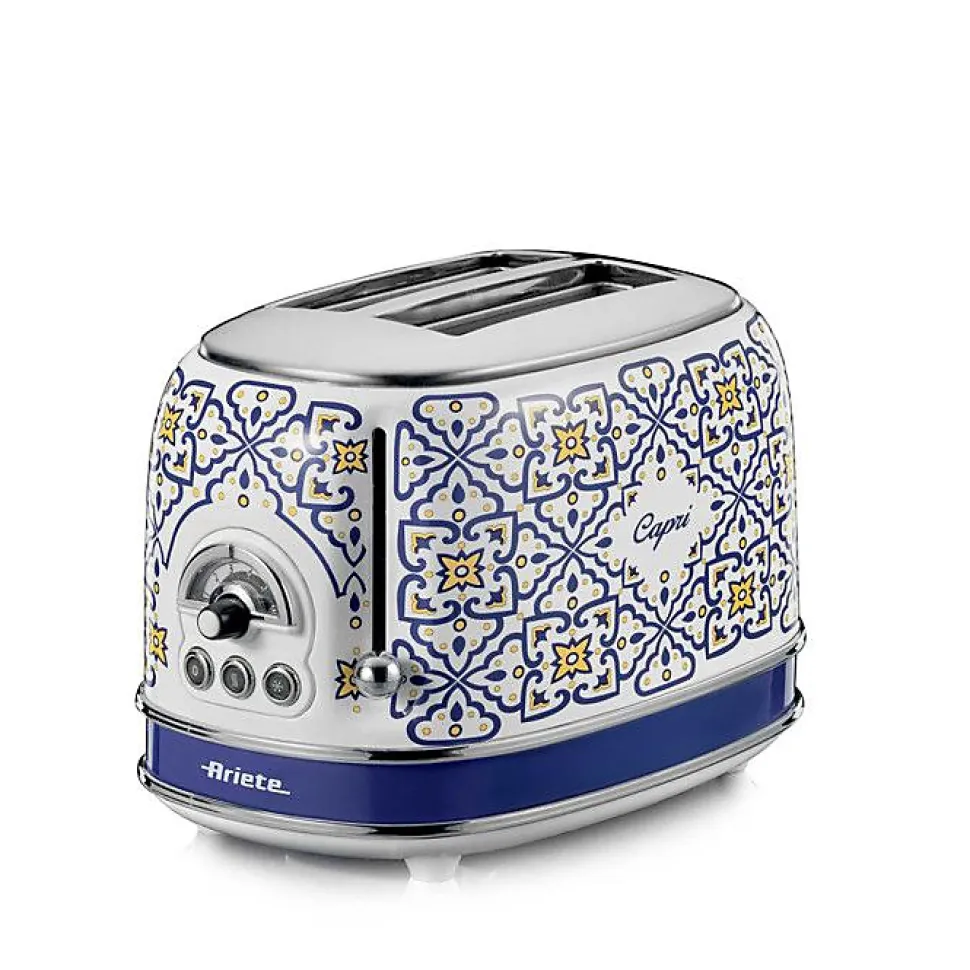 ARIETE Grille-pain Vintage Capri 2 fentes 810W Design Rétro