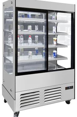 Armoire à Boisson Vitrée - 580 Litres - Atosa - l0.1- L0.1- P60- h191- Acier Inoxydable