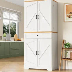Armoire de cuisine haut de gamme avec 12 compartiments,80x40x180cm,en MDF et aggloméré,moderne