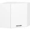 Armoires de cuisine AKORD d'angle haute W60 OLIWIA Blanc 60 cm 1 porte 2 étagères 60x30x58 cm