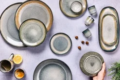 Assiette GENESIS 20,5cm - 6 pièces - Terre