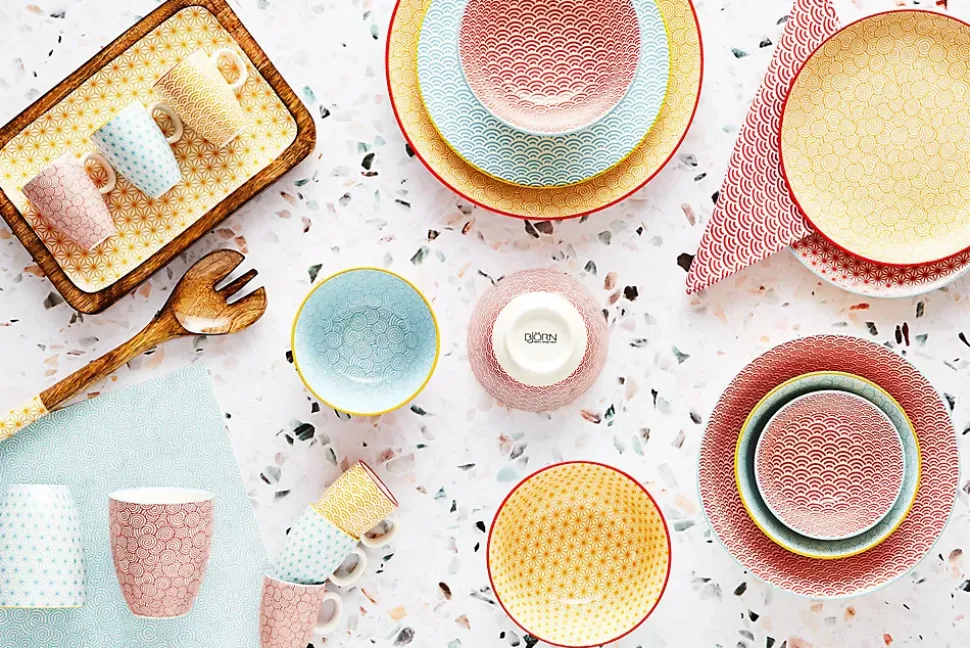 Assiette PATTERN 26cm - 6 pièces - Color