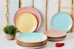 Assiette PATTERN 26cm - 6 pièces - Color