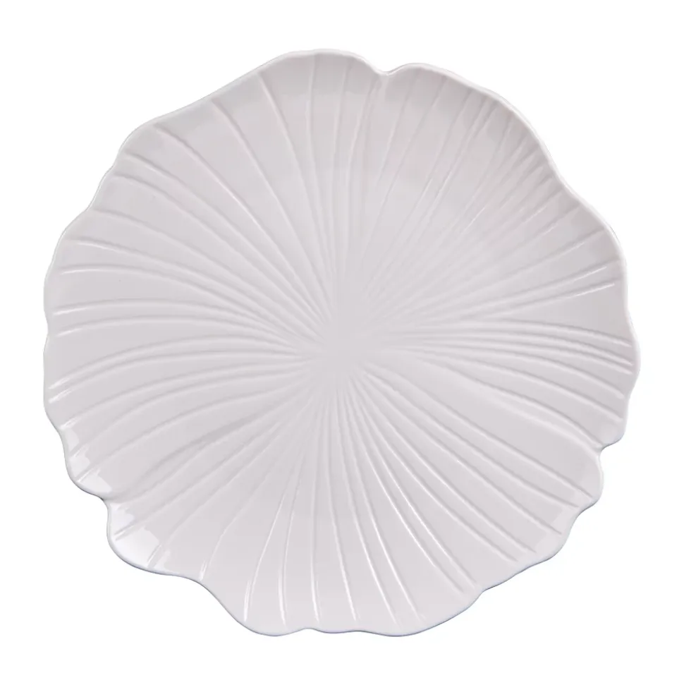 Assiette plate Ginkgo 25,5 cm (lot de 6)