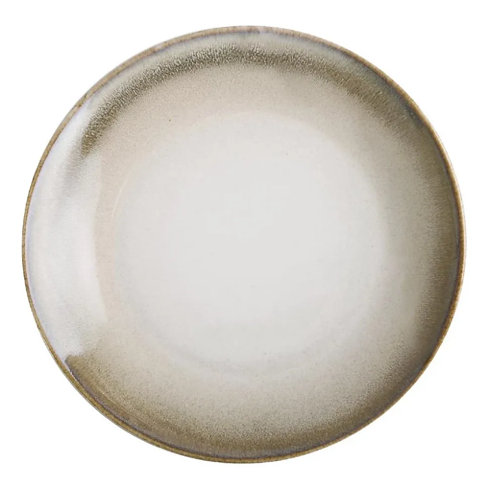 Assiette Plate Sable 205 ou 270 mm Birch - Lot de 6 - Olympia - Beige - l0.1- L0.1- P0.1- h2.9- Porcelaine