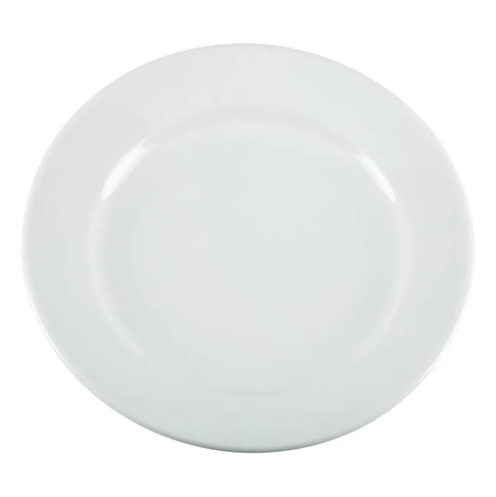 Assiettes à Bord Large Blanches 165( )mm Lot de 12 Olympia