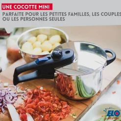 Autocuiseur 18 cm d'une capacité de 2,7 litres Elo Praktika