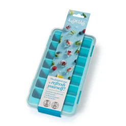 Bac à glaçons rectangulaires avec couvercle