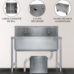 Bac à Graisse Commercial KuKoo - 60L