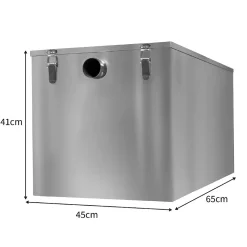 Bac à Graisse Commercial KuKoo - 120 L