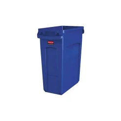 Bac Collecteur de déchets pour professionnels 60 litres Slim Jim - Bleu