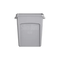 Bac Collecteur de déchets pour professionnels 60 litres Slim Jim - Gris
