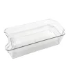 Bac de rangement en plastique transparent pour réfrigérateur 31,5 x 15,8 x 8,7 cm Ornami