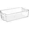 Bac de rangement en plastique transparent pour réfrigérateur 8 L