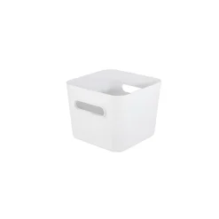 Bac de rangement Frigo carré Compact Square L - Blanc