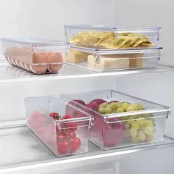 Bac Organiseur de Frigo avec couvercle Petit