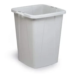 Bac solide pour tri des déchets 90 litres Durabin - Gris