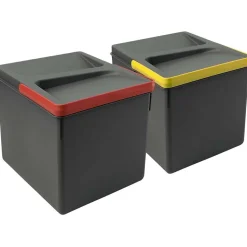 Bacs de tri pour tiroir de cuisine Recycle 2 bacs de 12 litres