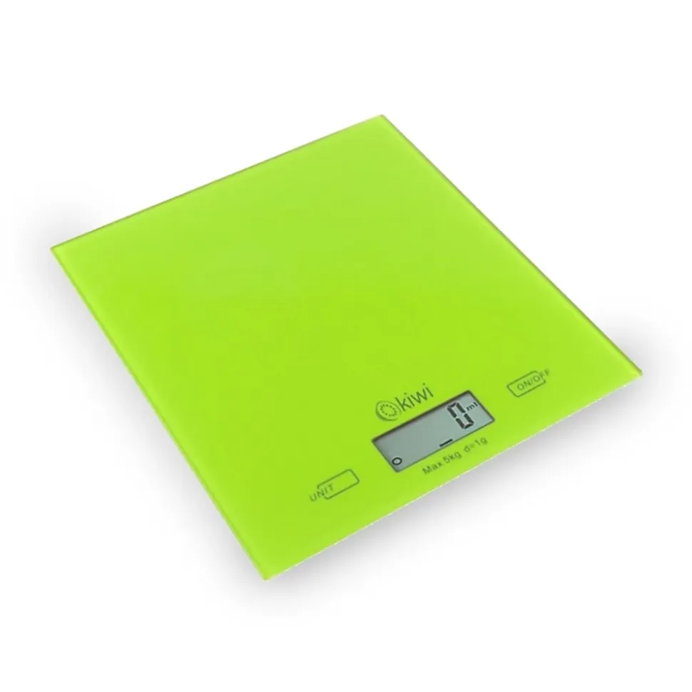 Balance culinaire KKS-1122 vert - Capacité 5kg - Ecran LCD - Tare